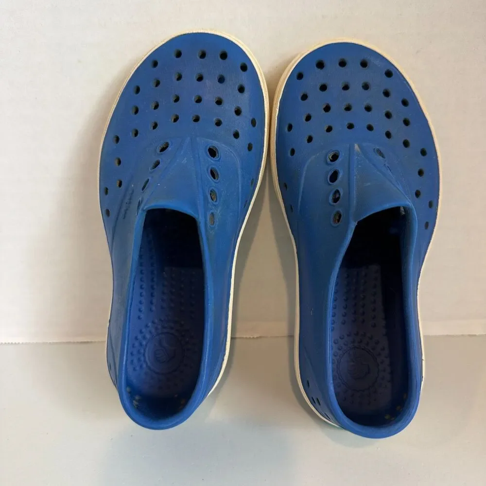Native Kids Miller Slip On Shoes Blue Child Size C 11